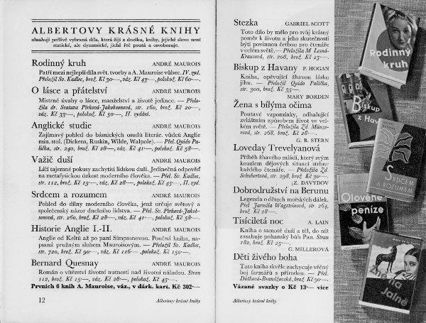 Seznam knih nakladatelství Julius Albert (1938)