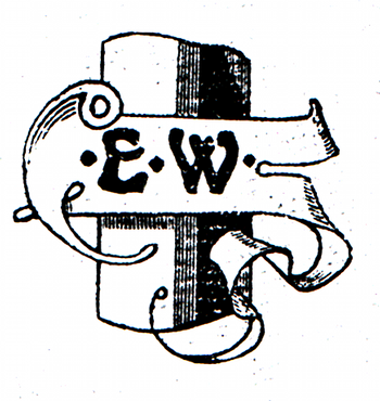 Značka nakladatelství E. Weinfurter (1900)