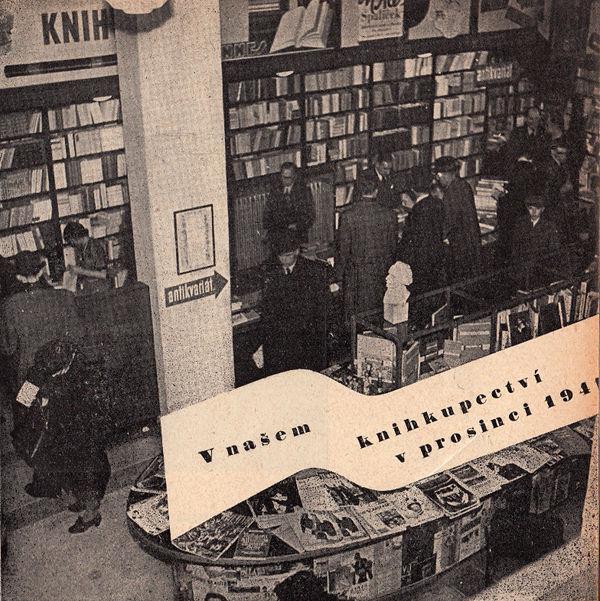 Prodejna knihkupectví F. Topič