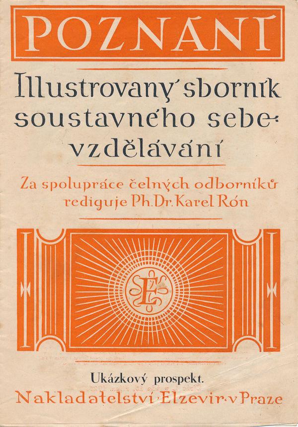 Prospekt na sborník Poznání (1925)