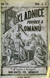 Obálka edice Pokladnice povídek a románů (nakladatelství Fr. Neubert, 70. léta 19. stol.)
