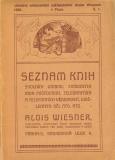 Seznam nakladatelství Alois Wiesner (1908)