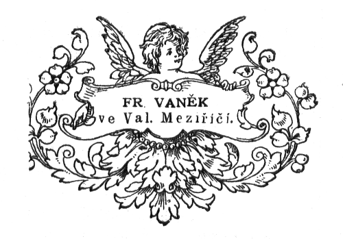 Značka nakladatelství Fr. Vaněk